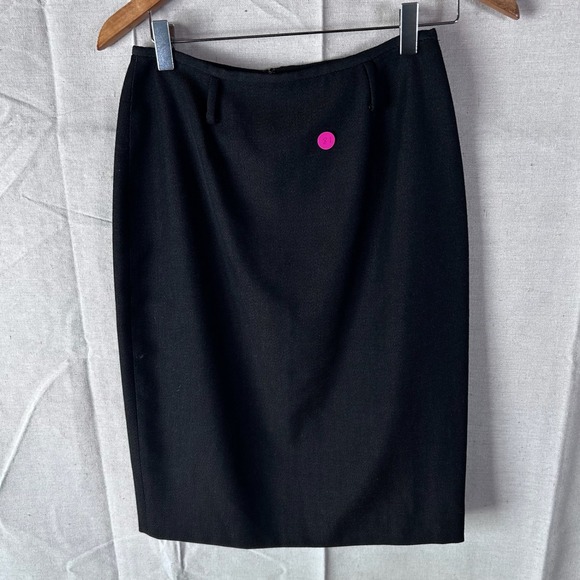 Linda Allard Ellen Tracy Dresses & Skirts - Linda Allard Ellen‎ Tracy Black 100% Wool Pencil Skirt Size 4 Career Wear